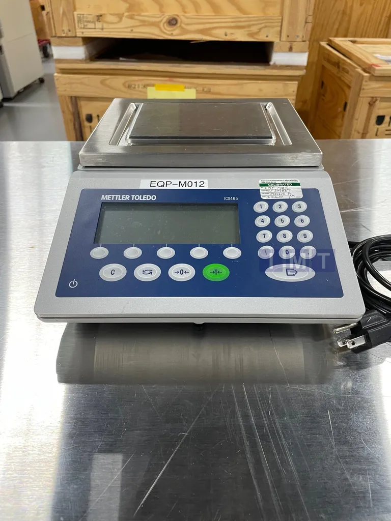 Equipment: Mettler Toledo ICS465 Balance | IMT Processing