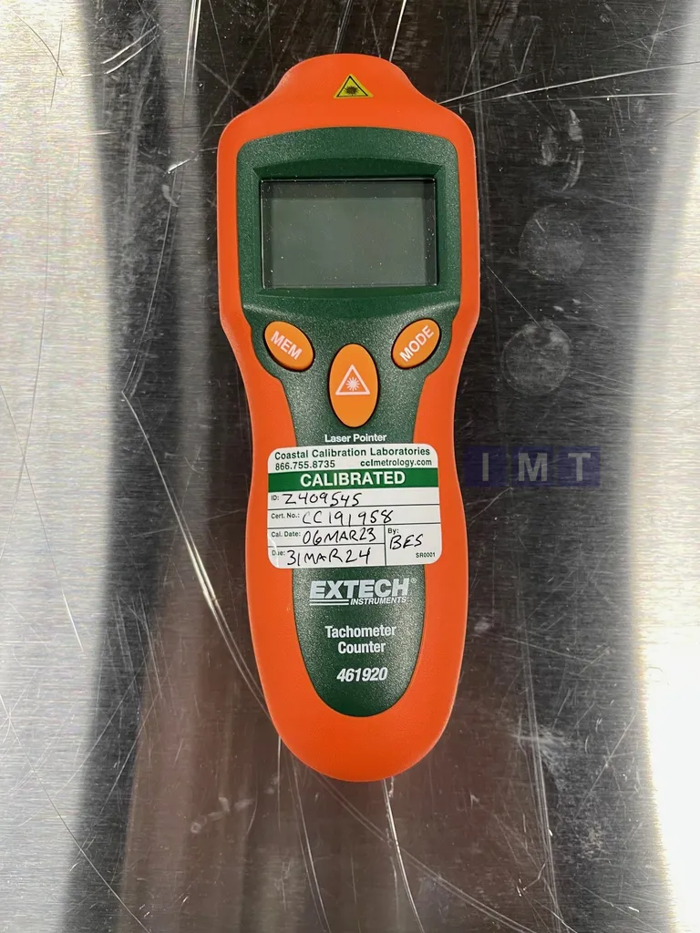 Equipment: Extech Instruments 461920 Tachometer Counter | IMT Processing